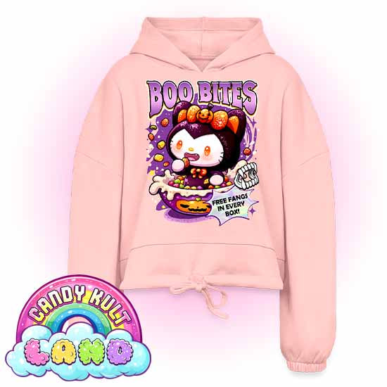 Boo Bites - Candy Kult Land Women’s Cropped Hoodie