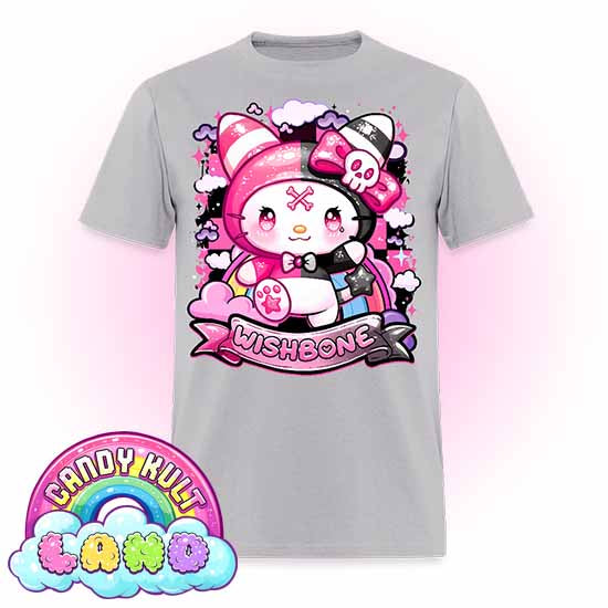 Wishbone Sparkle Punk  - Candy Kult Land Men's / Unisex Classic T-Shirt - Candy Kult - Candy Cult - Candy Kult Land - Wishbone - Boo Kitty - Panku - Frosti - Toxic Kitten - Hex-Heart - Cult Candy - Cake High Heels - [product_vendor}