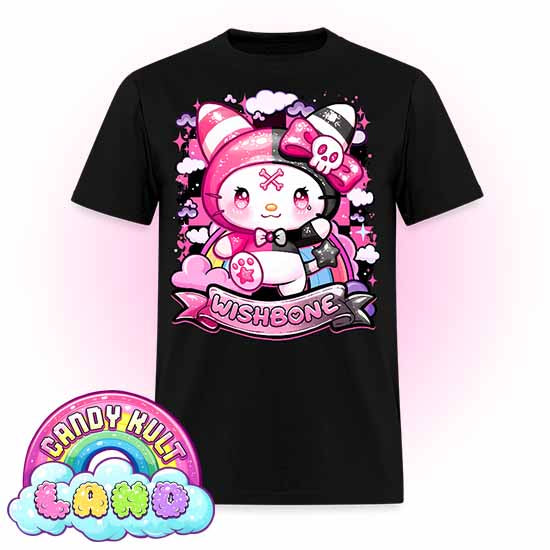 Wishbone Sparkle Punk  - Candy Kult Land Men's / Unisex Classic T-Shirt - Candy Kult - Candy Cult - Candy Kult Land - Wishbone - Boo Kitty - Panku - Frosti - Toxic Kitten - Hex-Heart - Cult Candy - Cake High Heels - [product_vendor}