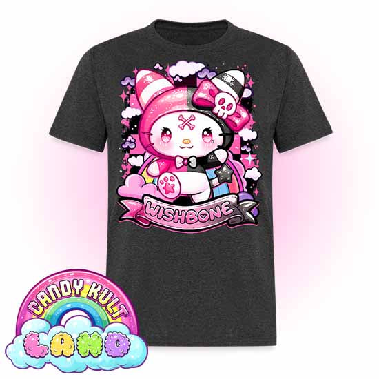 Wishbone Sparkle Punk  - Candy Kult Land Men's / Unisex Classic T-Shirt - Candy Kult - Candy Cult - Candy Kult Land - Wishbone - Boo Kitty - Panku - Frosti - Toxic Kitten - Hex-Heart - Cult Candy - Cake High Heels - [product_vendor}