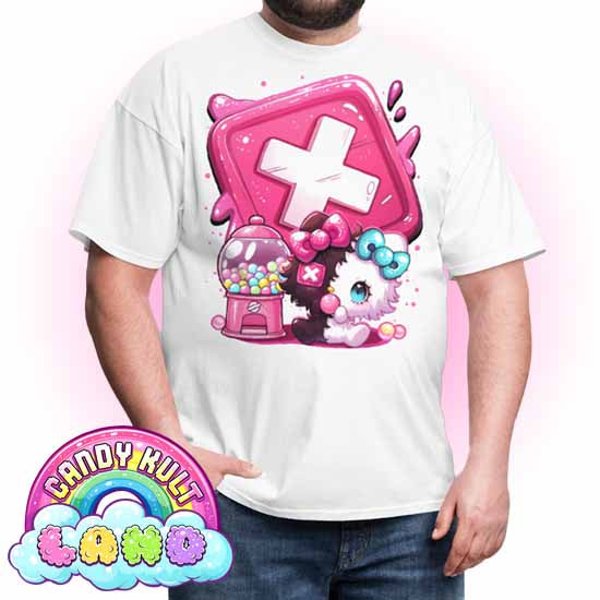 Toxic Kitten Bubble Gum Logo - Candy Kult Land Men's / Unisex Classic T-Shirt - Candy Kult - Candy Cult - Candy Kult Land - Wishbone - Boo Kitty - Panku - Frosti - Toxic Kitten - Hex-Heart - Cult Candy - Cake High Heels - [product_vendor}