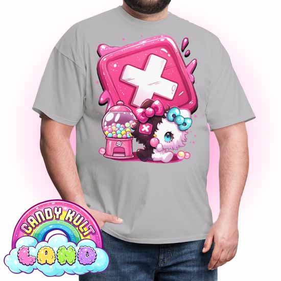Toxic Kitten Bubble Gum Logo - Candy Kult Land Men's / Unisex Classic T-Shirt - Candy Kult - Candy Cult - Candy Kult Land - Wishbone - Boo Kitty - Panku - Frosti - Toxic Kitten - Hex-Heart - Cult Candy - Cake High Heels - [product_vendor}