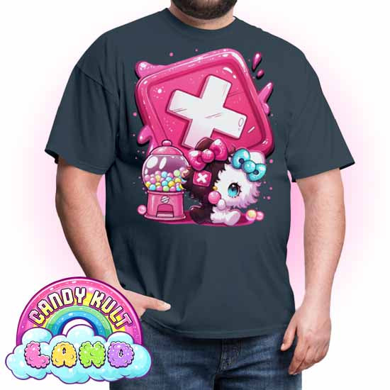 Toxic Kitten Bubble Gum Logo - Candy Kult Land Men's / Unisex Classic T-Shirt - Candy Kult - Candy Cult - Candy Kult Land - Wishbone - Boo Kitty - Panku - Frosti - Toxic Kitten - Hex-Heart - Cult Candy - Cake High Heels - [product_vendor}
