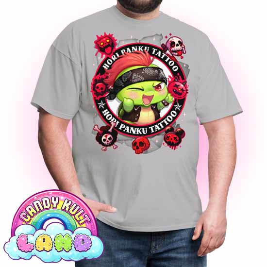 Hori Panku Tattoo Black - Candy Kult Land Men's / Unisex Classic T-Shirt - Candy Kult - Candy Cult - Candy Kult Land - Wishbone - Boo Kitty - Panku - Frosti - Toxic Kitten - Hex-Heart - Cult Candy - Cake High Heels - [product_vendor}