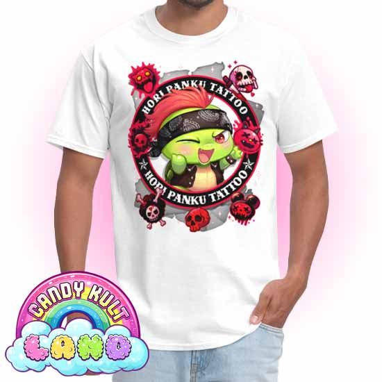 Hori Panku Tattoo Black - Candy Kult Land Men's / Unisex Classic T-Shirt - Candy Kult - Candy Cult - Candy Kult Land - Wishbone - Boo Kitty - Panku - Frosti - Toxic Kitten - Hex-Heart - Cult Candy - Cake High Heels - [product_vendor}