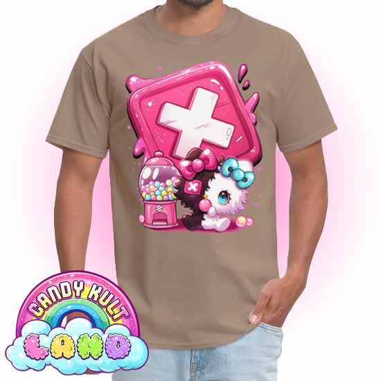 Toxic Kitten Bubble Gum Logo - Candy Kult Land Men's / Unisex Classic T-Shirt - Candy Kult - Candy Cult - Candy Kult Land - Wishbone - Boo Kitty - Panku - Frosti - Toxic Kitten - Hex-Heart - Cult Candy - Cake High Heels - [product_vendor}