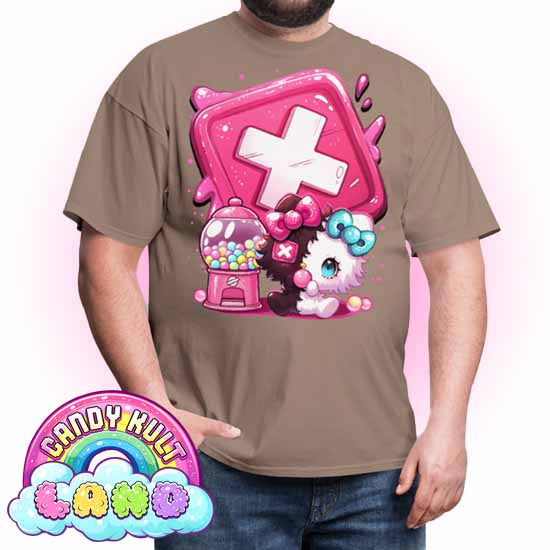 Toxic Kitten Bubble Gum Logo - Candy Kult Land Men's / Unisex Classic T-Shirt - Candy Kult - Candy Cult - Candy Kult Land - Wishbone - Boo Kitty - Panku - Frosti - Toxic Kitten - Hex-Heart - Cult Candy - Cake High Heels - [product_vendor}