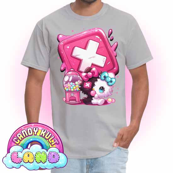 Toxic Kitten Bubble Gum Logo - Candy Kult Land Men's / Unisex Classic T-Shirt - Candy Kult - Candy Cult - Candy Kult Land - Wishbone - Boo Kitty - Panku - Frosti - Toxic Kitten - Hex-Heart - Cult Candy - Cake High Heels - [product_vendor}