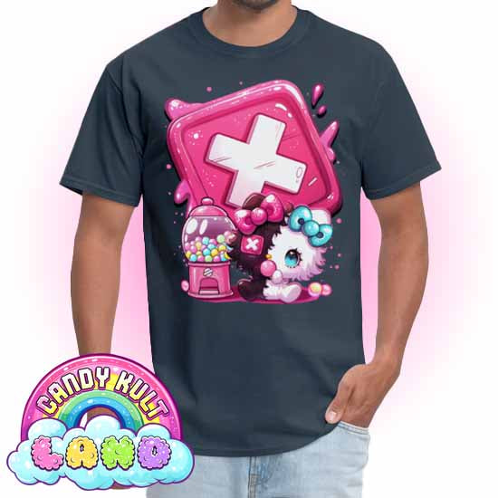 Toxic Kitten Bubble Gum Logo - Candy Kult Land Men's / Unisex Classic T-Shirt - Candy Kult - Candy Cult - Candy Kult Land - Wishbone - Boo Kitty - Panku - Frosti - Toxic Kitten - Hex-Heart - Cult Candy - Cake High Heels - [product_vendor}