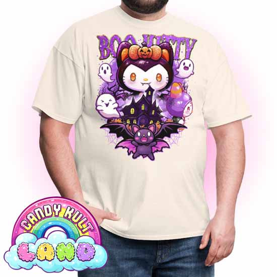 Boo Kitty Origins - Candy Kult Land Men's / Unisex Classic T-Shirt - Candy Kult - Candy Cult - Candy Kult Land - Wishbone - Boo Kitty - Panku - Frosti - Toxic Kitten - Hex-Heart - Cult Candy - Cake High Heels - [product_vendor}