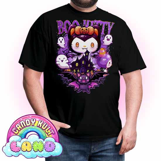 Boo Kitty Origins - Candy Kult Land Men's / Unisex Classic T-Shirt - Candy Kult - Candy Cult - Candy Kult Land - Wishbone - Boo Kitty - Panku - Frosti - Toxic Kitten - Hex-Heart - Cult Candy - Cake High Heels - [product_vendor}