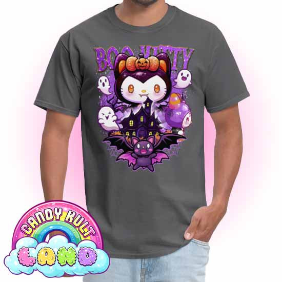 Boo Kitty Origins - Candy Kult Land Men's / Unisex Classic T-Shirt - Candy Kult - Candy Cult - Candy Kult Land - Wishbone - Boo Kitty - Panku - Frosti - Toxic Kitten - Hex-Heart - Cult Candy - Cake High Heels - [product_vendor}