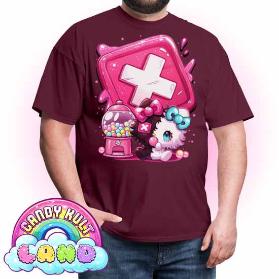 Panku Logo - Candy Kult Land COLOUR Men's / Unisex Classic T-Shirt - Candy Kult - Candy Cult - Candy Kult Land - Wishbone - Boo Kitty - Panku - Frosti - Toxic Kitten - Hex-Heart - Cult Candy - Cake High Heels - [product_vendor}
