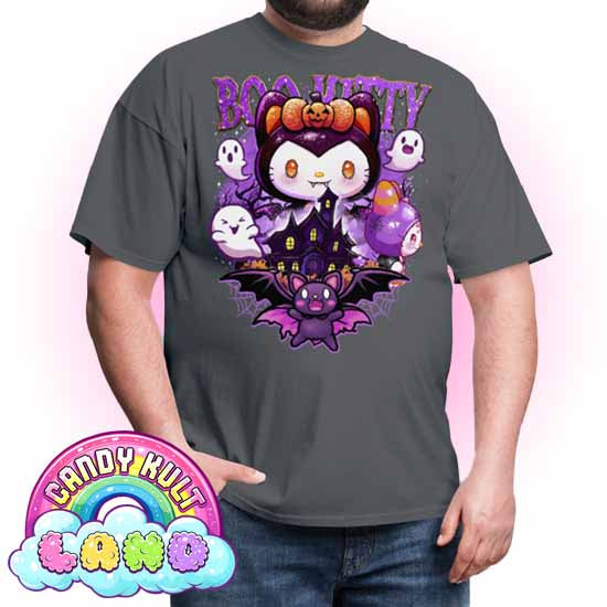 Boo Kitty Origins - Candy Kult Land Men's / Unisex Classic T-Shirt - Candy Kult - Candy Cult - Candy Kult Land - Wishbone - Boo Kitty - Panku - Frosti - Toxic Kitten - Hex-Heart - Cult Candy - Cake High Heels - [product_vendor}