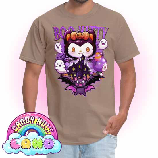 Boo Kitty Origins - Candy Kult Land Men's / Unisex Classic T-Shirt - Candy Kult - Candy Cult - Candy Kult Land - Wishbone - Boo Kitty - Panku - Frosti - Toxic Kitten - Hex-Heart - Cult Candy - Cake High Heels - [product_vendor}