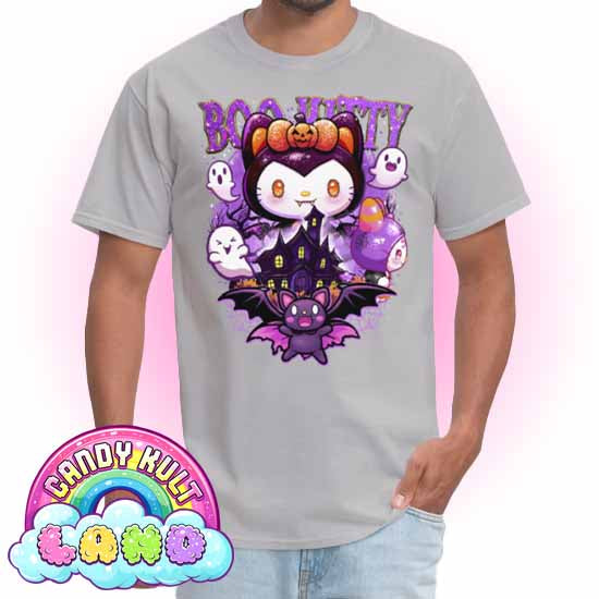 Boo Kitty Origins - Candy Kult Land Men's / Unisex Classic T-Shirt - Candy Kult - Candy Cult - Candy Kult Land - Wishbone - Boo Kitty - Panku - Frosti - Toxic Kitten - Hex-Heart - Cult Candy - Cake High Heels - [product_vendor}