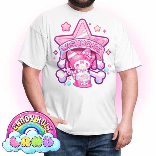 Wishbone Gumball Machine Logo - Candy Kult Land Men's / Unisex Classic T-Shirt - Candy Kult - Candy Cult - Candy Kult Land - Wishbone - Boo Kitty - Panku - Frosti - Toxic Kitten - Hex-Heart - Cult Candy - Cake High Heels - [product_vendor}