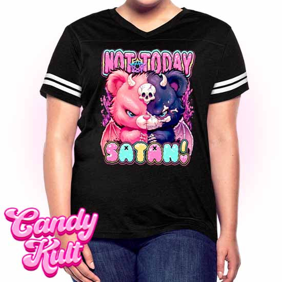 Not Today Satan - Fright Candy Women’s Vintage Sport T-Shirt - Candy Kult - Candy Cult - Candy Kult Land - Wishbone - Boo Kitty - Panku - Frosti - Toxic Kitten - Hex-Heart - Cult Candy - Cake High Heels - [product_vendor}