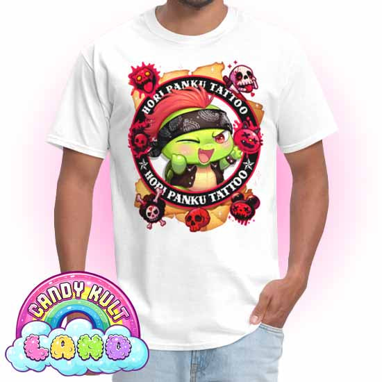 Hori Panku Tattoo - Candy Kult Land Men's / Unisex Classic T-Shirt - Candy Kult - Candy Cult - Candy Kult Land - Wishbone - Boo Kitty - Panku - Frosti - Toxic Kitten - Hex-Heart - Cult Candy - Cake High Heels - [product_vendor}