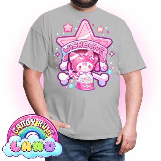 Wishbone Gumball Machine Logo - Candy Kult Land Men's / Unisex Classic T-Shirt - Candy Kult - Candy Cult - Candy Kult Land - Wishbone - Boo Kitty - Panku - Frosti - Toxic Kitten - Hex-Heart - Cult Candy - Cake High Heels - [product_vendor}