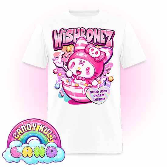 Wishbonez Cereal - Candy Kult Land Men's / Unisex Classic T-Shirt - Candy Kult - Candy Cult - Candy Kult Land - Wishbone - Boo Kitty - Panku - Frosti - Toxic Kitten - Hex-Heart - Cult Candy - Cake High Heels - [product_vendor}