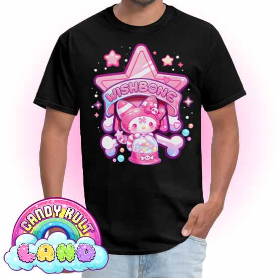 Wishbone Gumball Machine Logo - Candy Kult Land Men's / Unisex Classic T-Shirt - Candy Kult - Candy Cult - Candy Kult Land - Wishbone - Boo Kitty - Panku - Frosti - Toxic Kitten - Hex-Heart - Cult Candy - Cake High Heels - [product_vendor}