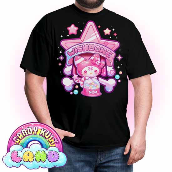 Wishbone Gumball Machine Logo - Candy Kult Land Men's / Unisex Classic T-Shirt - Candy Kult - Candy Cult - Candy Kult Land - Wishbone - Boo Kitty - Panku - Frosti - Toxic Kitten - Hex-Heart - Cult Candy - Cake High Heels - [product_vendor}