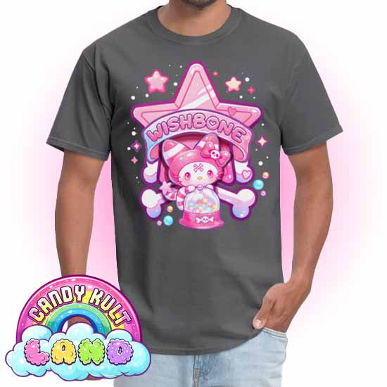 Wishbone Gumball Machine Logo - Candy Kult Land Men's / Unisex Classic T-Shirt - Candy Kult - Candy Cult - Candy Kult Land - Wishbone - Boo Kitty - Panku - Frosti - Toxic Kitten - Hex-Heart - Cult Candy - Cake High Heels - [product_vendor}