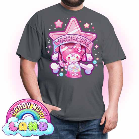 Wishbone Gumball Machine Logo - Candy Kult Land Men's / Unisex Classic T-Shirt - Candy Kult - Candy Cult - Candy Kult Land - Wishbone - Boo Kitty - Panku - Frosti - Toxic Kitten - Hex-Heart - Cult Candy - Cake High Heels - [product_vendor}