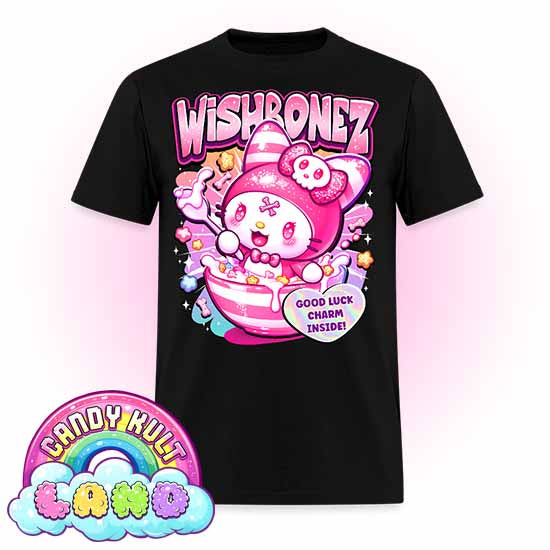 Wishbonez Cereal - Candy Kult Land Men's / Unisex Classic T-Shirt - Candy Kult - Candy Cult - Candy Kult Land - Wishbone - Boo Kitty - Panku - Frosti - Toxic Kitten - Hex-Heart - Cult Candy - Cake High Heels - [product_vendor}