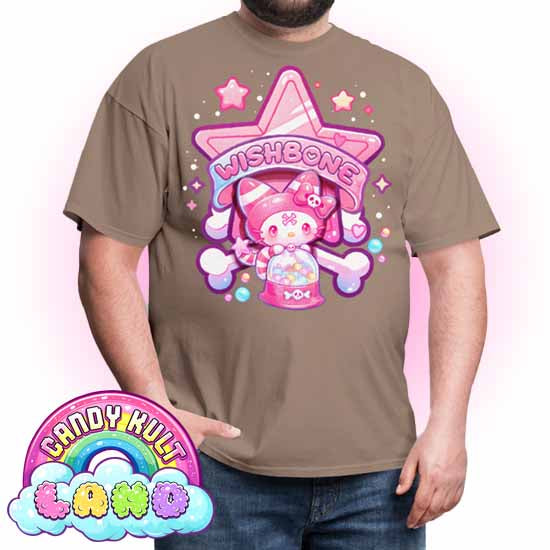 Wishbone Gumball Machine Logo - Candy Kult Land Men's / Unisex Classic T-Shirt - Candy Kult - Candy Cult - Candy Kult Land - Wishbone - Boo Kitty - Panku - Frosti - Toxic Kitten - Hex-Heart - Cult Candy - Cake High Heels - [product_vendor}