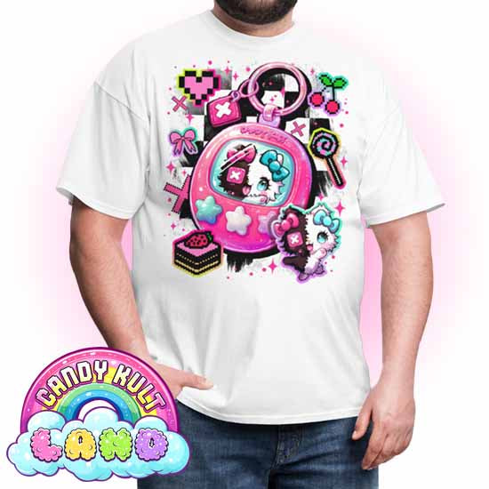 Toxic Kitten Virtual Pet - Candy Kult Land Men's / Unisex Classic T-Shirt - Candy Kult - Candy Cult - Candy Kult Land - Wishbone - Boo Kitty - Panku - Frosti - Toxic Kitten - Hex-Heart - Cult Candy - Cake High Heels - [product_vendor}