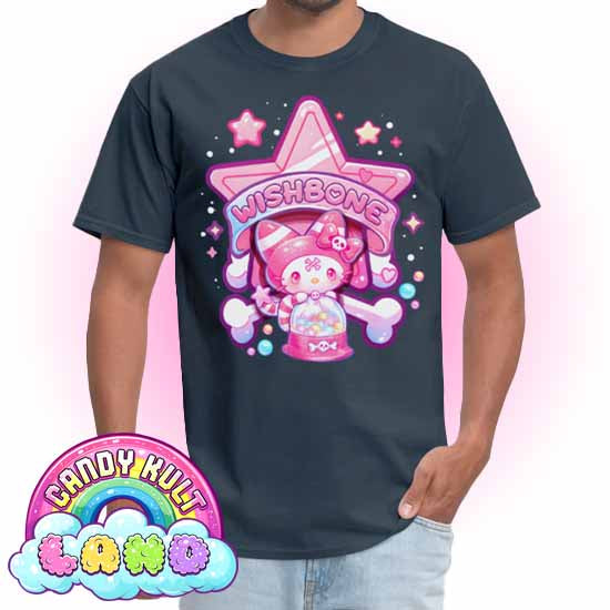 Wishbone Gumball Machine Logo - Candy Kult Land Men's / Unisex Classic T-Shirt - Candy Kult - Candy Cult - Candy Kult Land - Wishbone - Boo Kitty - Panku - Frosti - Toxic Kitten - Hex-Heart - Cult Candy - Cake High Heels - [product_vendor}