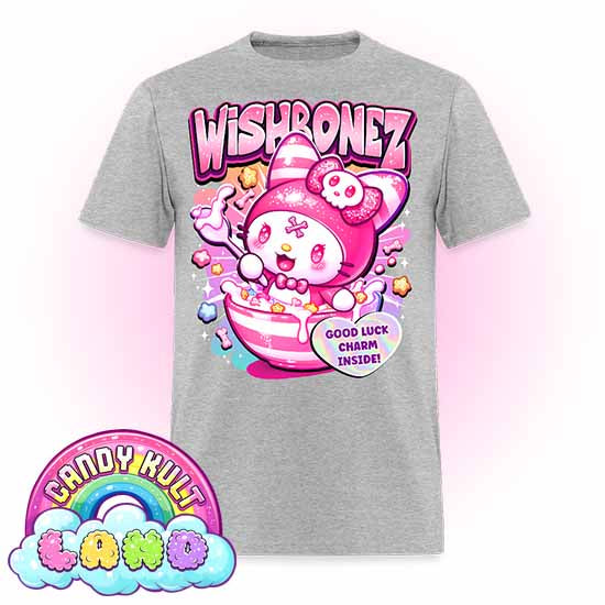 Wishbonez Cereal - Candy Kult Land Men's / Unisex Classic T-Shirt - Candy Kult - Candy Cult - Candy Kult Land - Wishbone - Boo Kitty - Panku - Frosti - Toxic Kitten - Hex-Heart - Cult Candy - Cake High Heels - [product_vendor}