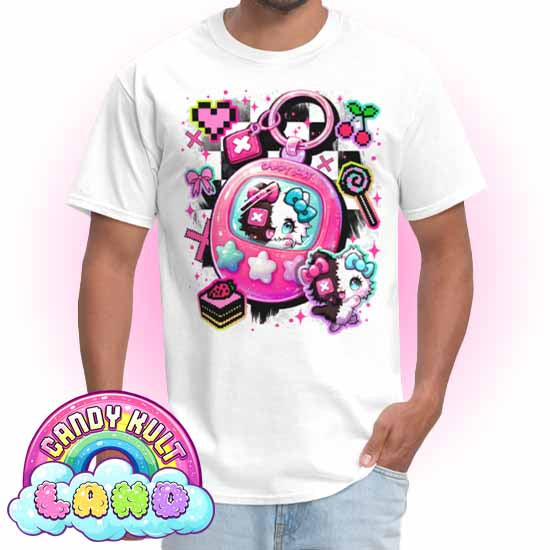 Toxic Kitten Virtual Pet - Candy Kult Land Men's / Unisex Classic T-Shirt - Candy Kult - Candy Cult - Candy Kult Land - Wishbone - Boo Kitty - Panku - Frosti - Toxic Kitten - Hex-Heart - Cult Candy - Cake High Heels - [product_vendor}
