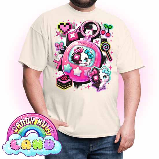 Toxic Kitten Virtual Pet - Candy Kult Land Men's / Unisex Classic T-Shirt - Candy Kult - Candy Cult - Candy Kult Land - Wishbone - Boo Kitty - Panku - Frosti - Toxic Kitten - Hex-Heart - Cult Candy - Cake High Heels - [product_vendor}