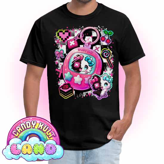 Toxic Kitten Virtual Pet - Candy Kult Land Men's / Unisex Classic T-Shirt - Candy Kult - Candy Cult - Candy Kult Land - Wishbone - Boo Kitty - Panku - Frosti - Toxic Kitten - Hex-Heart - Cult Candy - Cake High Heels - [product_vendor}