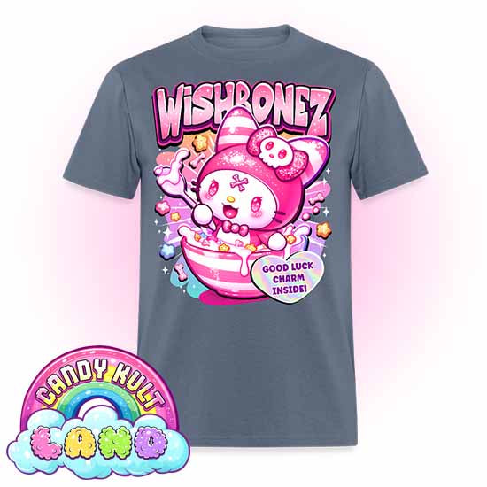 Wishbonez Cereal - Candy Kult Land Men's / Unisex Classic T-Shirt - Candy Kult - Candy Cult - Candy Kult Land - Wishbone - Boo Kitty - Panku - Frosti - Toxic Kitten - Hex-Heart - Cult Candy - Cake High Heels - [product_vendor}