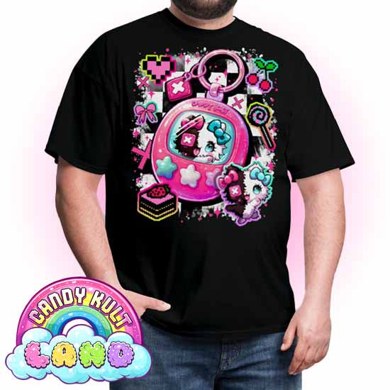 Toxic Kitten Virtual Pet - Candy Kult Land Men's / Unisex Classic T-Shirt - Candy Kult - Candy Cult - Candy Kult Land - Wishbone - Boo Kitty - Panku - Frosti - Toxic Kitten - Hex-Heart - Cult Candy - Cake High Heels - [product_vendor}