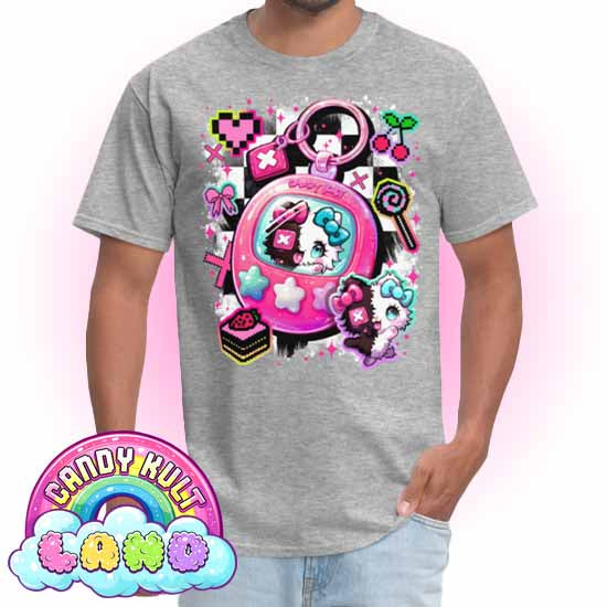 Toxic Kitten Virtual Pet - Candy Kult Land Men's / Unisex Classic T-Shirt - Candy Kult - Candy Cult - Candy Kult Land - Wishbone - Boo Kitty - Panku - Frosti - Toxic Kitten - Hex-Heart - Cult Candy - Cake High Heels - [product_vendor}