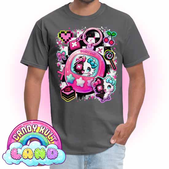 Toxic Kitten Virtual Pet - Candy Kult Land Men's / Unisex Classic T-Shirt - Candy Kult - Candy Cult - Candy Kult Land - Wishbone - Boo Kitty - Panku - Frosti - Toxic Kitten - Hex-Heart - Cult Candy - Cake High Heels - [product_vendor}