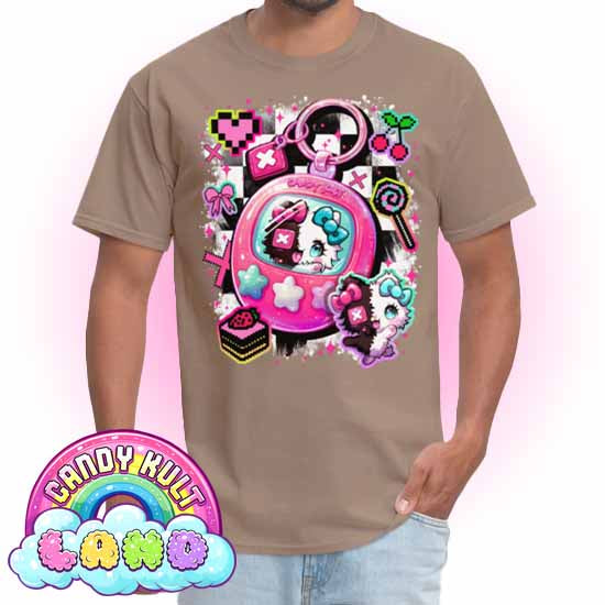 Toxic Kitten Virtual Pet - Candy Kult Land Men's / Unisex Classic T-Shirt - Candy Kult - Candy Cult - Candy Kult Land - Wishbone - Boo Kitty - Panku - Frosti - Toxic Kitten - Hex-Heart - Cult Candy - Cake High Heels - [product_vendor}
