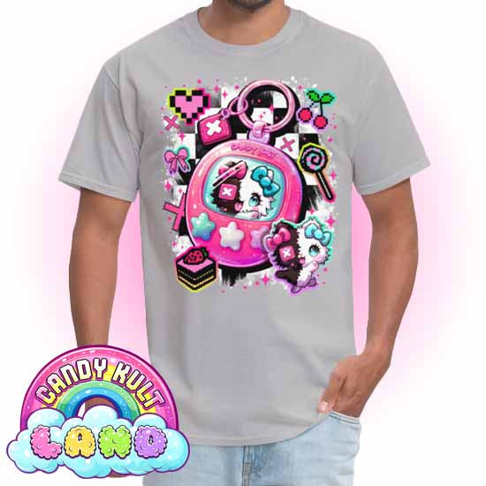 Toxic Kitten Virtual Pet - Candy Kult Land Men's / Unisex Classic T-Shirt - Candy Kult - Candy Cult - Candy Kult Land - Wishbone - Boo Kitty - Panku - Frosti - Toxic Kitten - Hex-Heart - Cult Candy - Cake High Heels - [product_vendor}