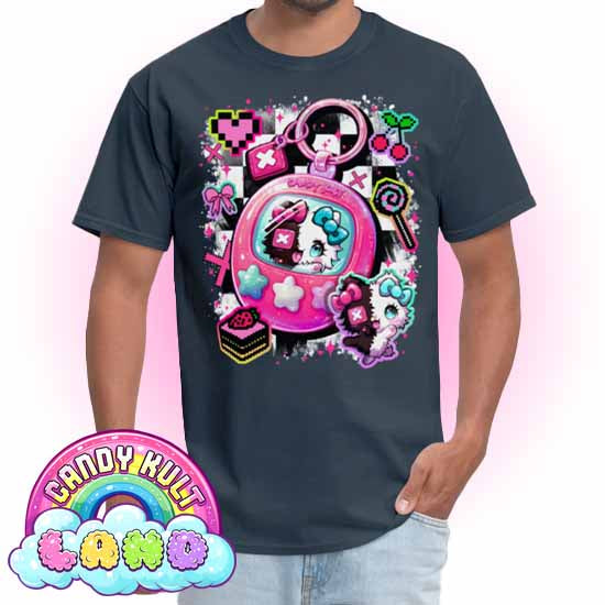 Toxic Kitten Virtual Pet - Candy Kult Land Men's / Unisex Classic T-Shirt - Candy Kult - Candy Cult - Candy Kult Land - Wishbone - Boo Kitty - Panku - Frosti - Toxic Kitten - Hex-Heart - Cult Candy - Cake High Heels - [product_vendor}