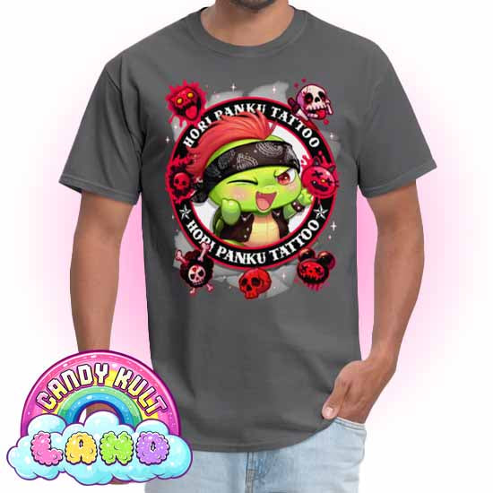 Hori Panku Tattoo Black - Candy Kult Land Men's / Unisex Classic T-Shirt - Candy Kult - Candy Cult - Candy Kult Land - Wishbone - Boo Kitty - Panku - Frosti - Toxic Kitten - Hex-Heart - Cult Candy - Cake High Heels - [product_vendor}