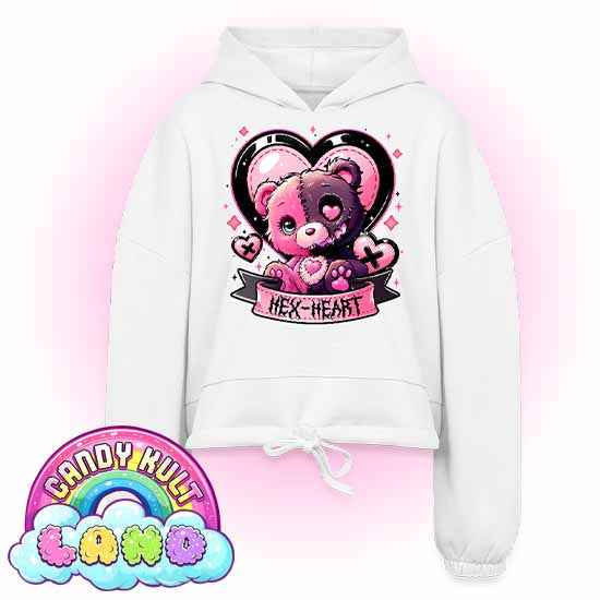 Hex-heart - Candy Kult Land Women’s Cropped Hoodie