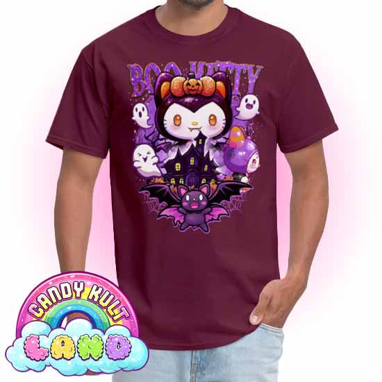 Boo Kitty Origins - Candy Kult Land COLOUR Men's / Unisex Classic T-Shirt - Candy Kult - Candy Cult - Candy Kult Land - Wishbone - Boo Kitty - Panku - Frosti - Toxic Kitten - Hex-Heart - Cult Candy - Cake High Heels - [product_vendor}