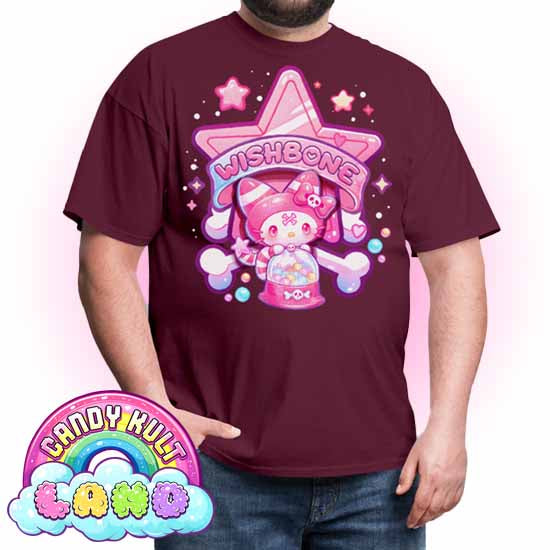 Wishbone Gumball Machine Logo - Candy Kult Land COLOUR Men's / Unisex Classic T-Shirt - Candy Kult - Candy Cult - Candy Kult Land - Wishbone - Boo Kitty - Panku - Frosti - Toxic Kitten - Hex-Heart - Cult Candy - Cake High Heels - [product_vendor}