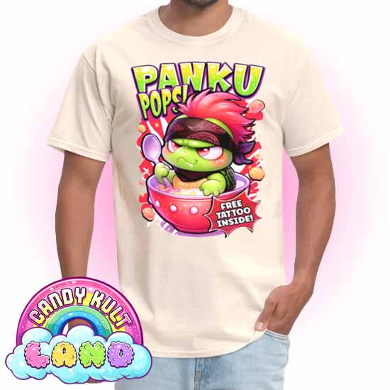 Panku Pops Cereal - Candy Kult Land Men's / Unisex Classic T-Shirt - Candy Kult - Candy Cult - Candy Kult Land - Wishbone - Boo Kitty - Panku - Frosti - Toxic Kitten - Hex-Heart - Cult Candy - Cake High Heels - [product_vendor}