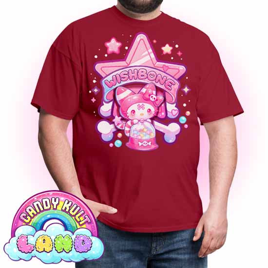 Wishbone Gumball Machine Logo - Candy Kult Land COLOUR Men's / Unisex Classic T-Shirt - Candy Kult - Candy Cult - Candy Kult Land - Wishbone - Boo Kitty - Panku - Frosti - Toxic Kitten - Hex-Heart - Cult Candy - Cake High Heels - [product_vendor}